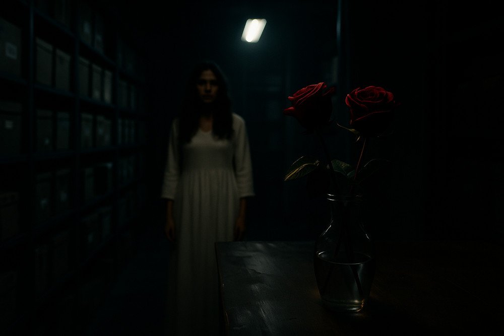 Jejak Mawar di Lantai