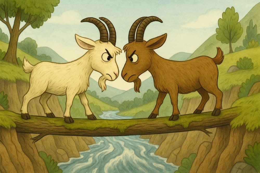 Kisah Dua Ekor Kambing